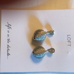 Loft silver earrings